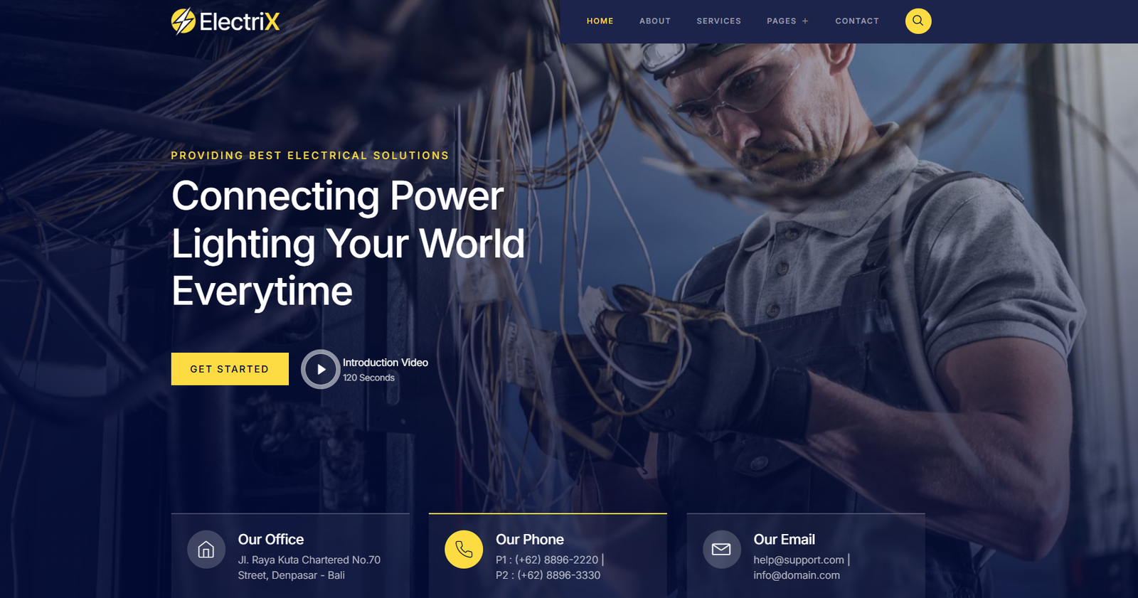 Electrix — Electrical Solutions Website